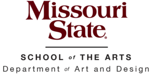 Missouri state university arts and design logo