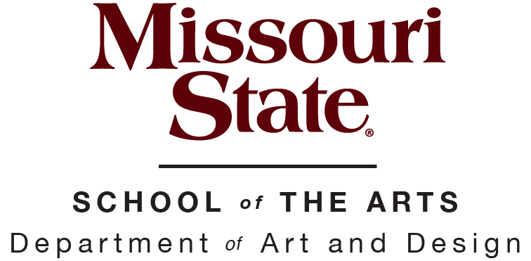 Missouri state university arts and design logo